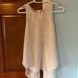 Aritzia Wilfred Silk Tie-Dye Tank with Kite Back